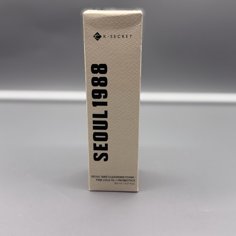 K-SECRET Seoul 1988 Cleansing Foam : Pine Cica 1% + Probiotics 150ml‎ K-Beauty